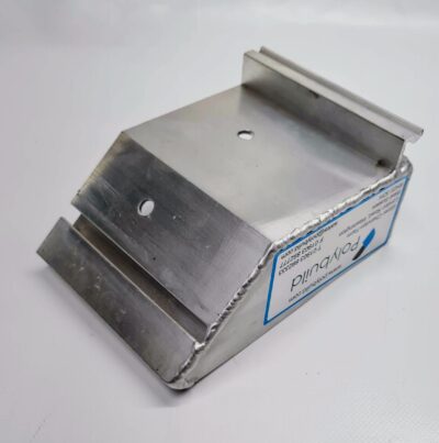 Eaves Gutter Aluminium Stop End Left Hand
